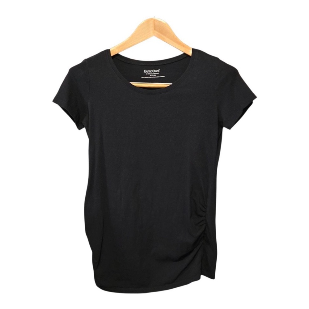 Motherhood Maternity Bumpstart Women's Black Top